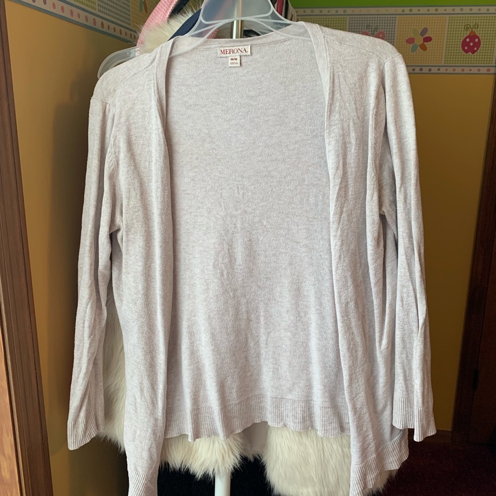 Cream Merona Cardigan